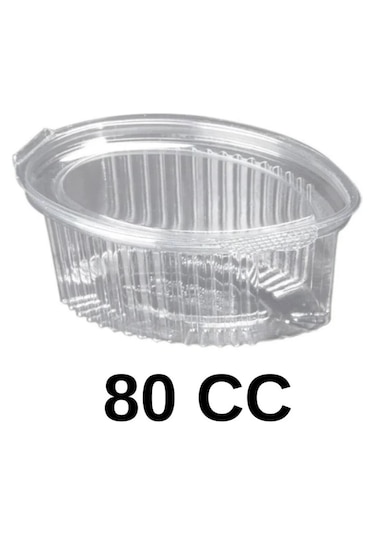 Ambalaj Marketim Plastik Kapaklı Sos Kabı 80 Cc 2000 Adet