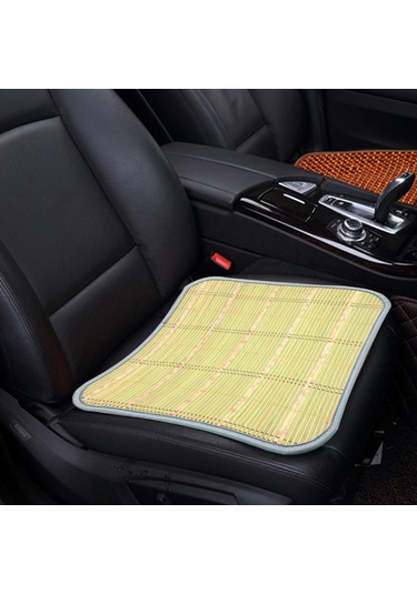 Araba Oto Soğutma Bambu Koltuk Minderi Ped Mat Aile Ofisi Araba İçin Rastgele Renk Teslimatı