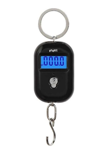 Pazly Taşınabilir Dijital Baskül - 25kg Kanca Terazi, Valiz Balık Alışveriş İçin Çok Amaçlı