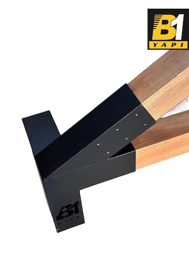 Pergola Kamelya 4 Kollu Açılı Kenar Bağlantı Aparatı Sol