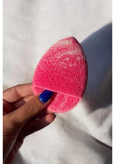 Caş Dekorasyon Fuşya Renk Yüz Temizleme Süngeri