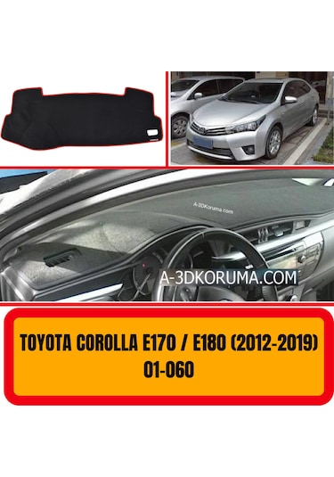 Toyota Uyumlu COROLLA E170/E180 2012-2019 ÖN GÖĞÜS / PANEL /  TORPİDO KORUMASI - KILIFI - HALISI