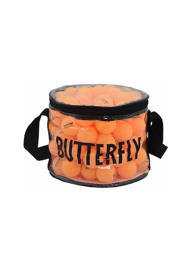 Butterfly 16005b-w Çantalı Masa Tenisi Antrenman Topu 100lü Turuncu