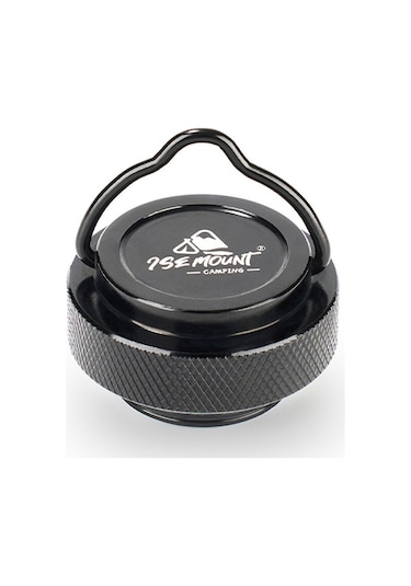 Ise Mount-açık Alüminyum Alaşımlı Gastank Kapağı Taşınabilir-siyah Siyah