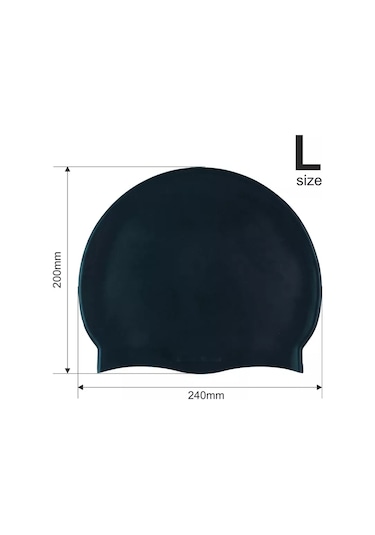 Swimwin Büyük Boy Silikone Bone No Print L 226979304 Siyah