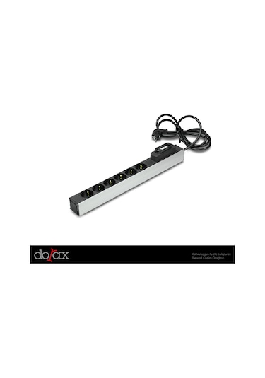 Dorax 6'Lı Schuko Kabinet Grup Prizi (Pdu) 16A Sigortalı