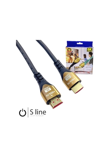 S Line 10 Metre 8k Hdmı Kablo Erkek-erkek