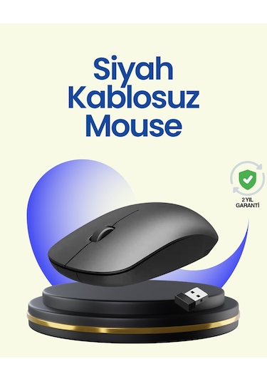 Ayarlanabilir Dpı Özellikli Mouse Sessiz, Estetik Ve Uyumlu Standart