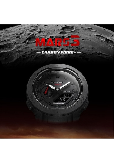 Yingfu North Edge Karbon Fiber Erkek Spor Saati - 50m Su Geçirmez, El Aydınlatmalı, Multifonksiyonel Renkli Çok Renkli