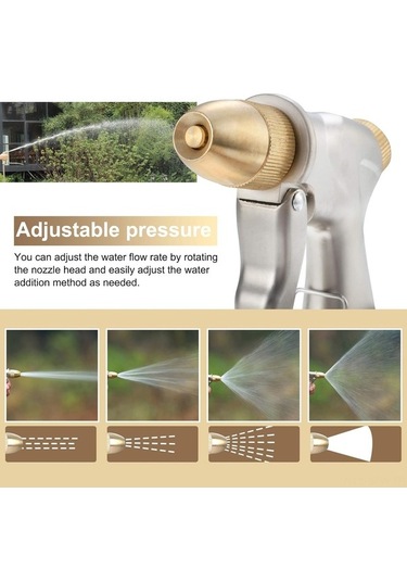 Tongxida 4 Modlu Metal Su Sprayı, Araç/bahçe Temizliğe Mükemmel, Yüksek Basınçlı, Anti-koroz, Sızıntısız