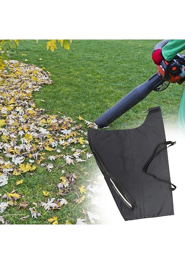 Homyl Çim Için Yedek Zip Blower Çanta Fermuarlı Alt Siyah