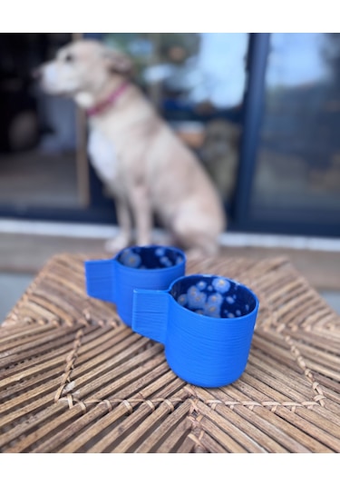 Argile Rouge - Upsala Porselen Americano Bardağı 3d Printed & El Yapımı Lacivert