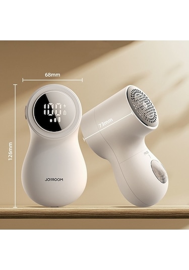 Dancemonkey Joyroom Jr-cy517 Usb Elbise Tüy Düzeltici - Ev Tipi Tüy Temizleme, Bıçak Başlı Beyaz Beyaz