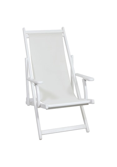 Motoryagmarket Monaco Kademeli Ahşap Şezlong Pvc Gerdirme -Dayanıklı Ve Rahat-