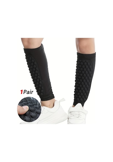 Globalbloom Siyah Yxl Futbol Baldır Kompresyon Kollukları - Koşu Beyzbol Basketbol