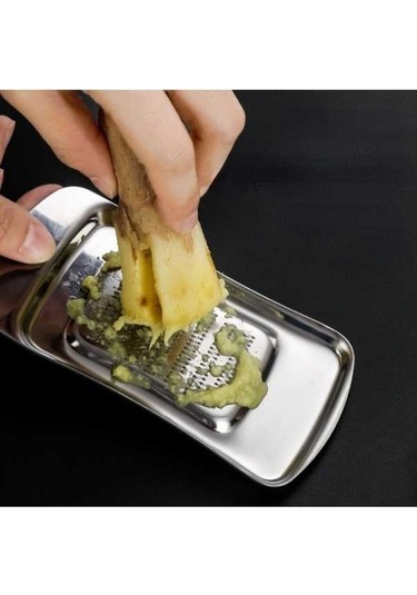 Dancemonkey Ks1001 Paslanmaz Çelik Sarımsak Sebze Püresi Öğütücü, Küçük Mutfak İyeliği Gümüş