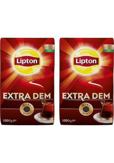 Lipton Extra Dem Siyah Dökme Çay 2 x 1 KG