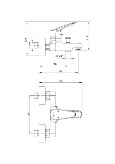 E.c.a Eca Spylos Banyo Duş Bataryası 102102494