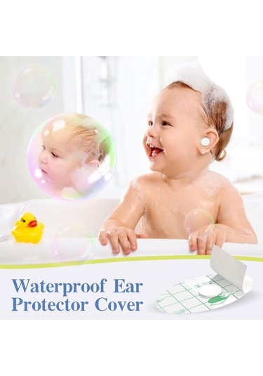 Didadodo 180 Adet Su Geçirmez Kulak Koruma Çıkartması, Çocuk Kulak Koruma - Güvenli Ve Hafif Kulak Koruma
