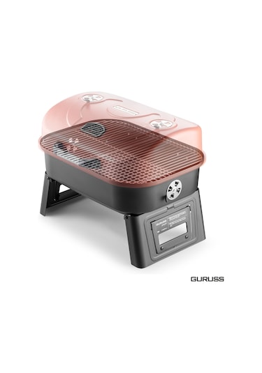 Guruss Go & Grill Barbekü Mangal Oksit Kırmızı Model:grs35