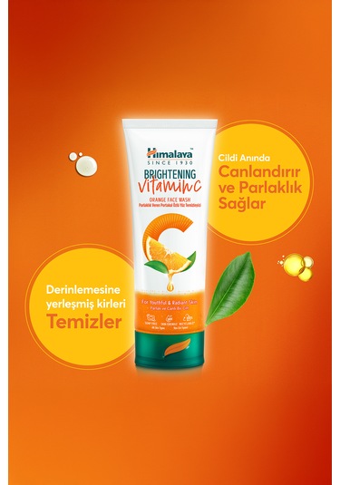 Himalaya Vitamin C Parlaklık Veren Portakal Özlü Yüz Temizleme Jeli 100 ML