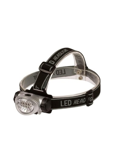 Lightorch Lt03085 8 Led Kafa Lambası Feneri 4 Modlu Pilli 30 Lüme Siyah