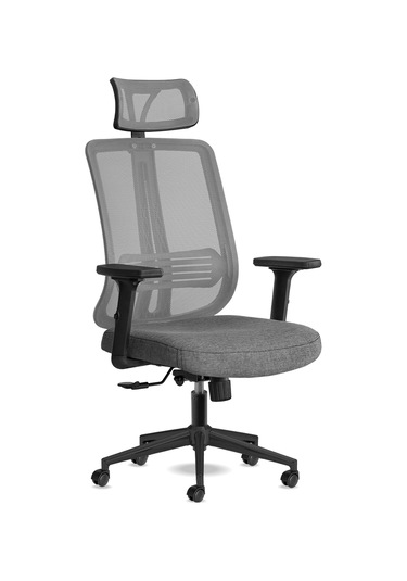 Calitteoyuncukoltuk Calitte Yönetici Çalışma Koltuğu | Spark Başlıklı | Gri Siyah