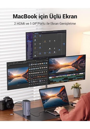 Ugreen Usb-c Çok İşlevli Bağlantı İstasyonu Pro, 90325