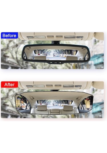 Sones Shunweı Sd-2414 Araba Parlama Önleyici Dikiz Aynası, Boyut: 244 X 90mm