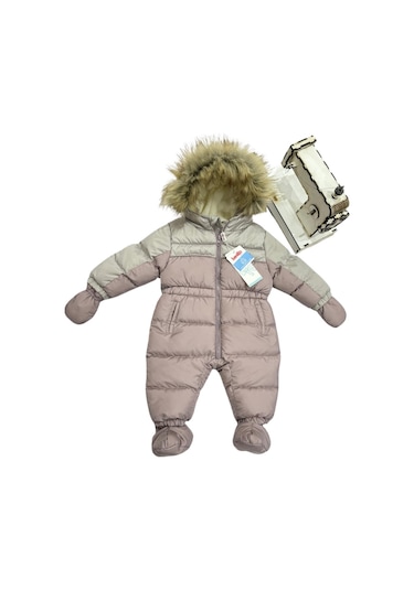 Benitto Kids Kız Bebek Pembe Astronot Tulum Mor
