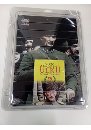 Ülkü Takvimi 2026 Atatürk Özel Ambalajlı Gönderim