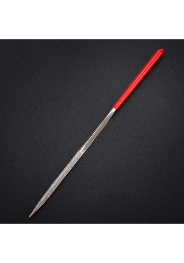 Lemestar Gitar, Keman, Guzheng İçin 10'lu Çeşitli Şekilli Metal Dosya Seti - Düz, Kare, Yuvarlak, Yarım Yuvarlak, Elips, Üçgen - Kaydırmaya Dayanıklı Kollü, Dayanıklı Zımpara Aracı