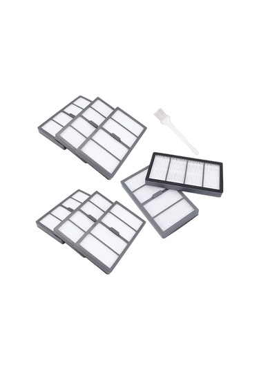 Roomba S9 Uyumlu 8 Adet Hepa Filtre,1 Adet Temizleme Fırçası