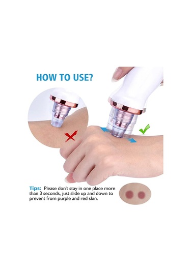 Şarjlı Siyah Nokta Temizleme Cihazı 5 Başlıklı 5256 Çok Renkli