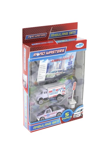 Mega Metal Ambulans Seti 5 Parça