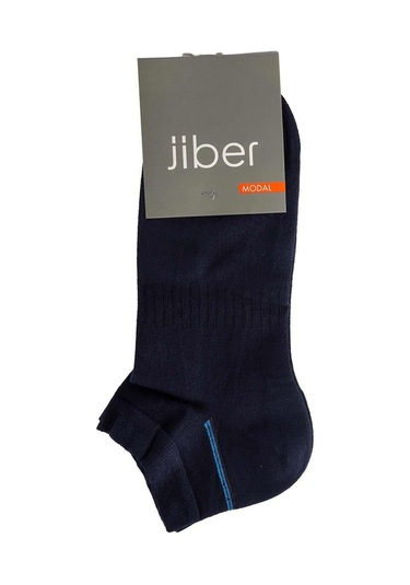 Jiber Erkek Modal Patik Likralı Çorap 6104/6106 - 6 Adet Lacivert