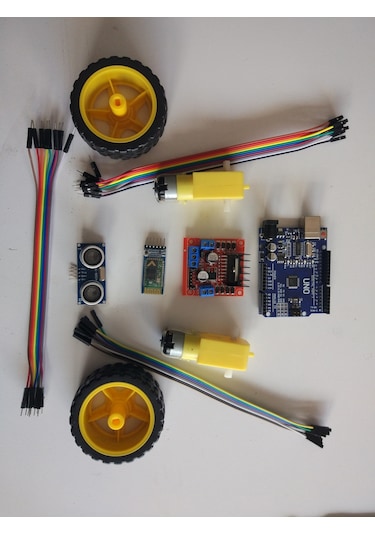 Arduino Bluetooth Robot Araba Kontrol Kiti