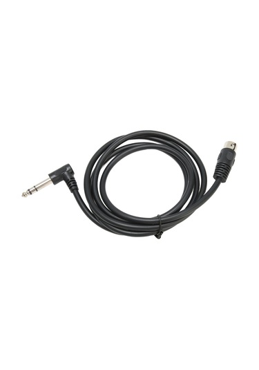 Yifomall 1.5m Mıdı Din 5pin Ve 6.35mm Erkek Bağlantı Kablosu - 90 Derece Eğimli, Dayanıklı, Elektronik Piyano Ve Klavye İçin Ses Aktarımı