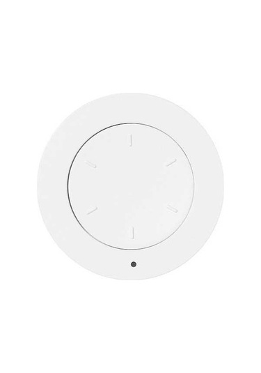 Pazly Zigbee Kablosuz Akıllı Düğme Dimmer Anahtar Beyaz 1-gang Ev Kontrolü 1-gang