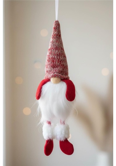 Yılbaşı Ağaç Süsleri Koleksiyonu - Kırmızı Şapkalı Noel Baba Ağaç Süsü