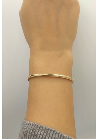 Moom Mücevherat 14 Ayar Altın Bileklik Ayarlanabilir-mmblk10011 Sarı Altın