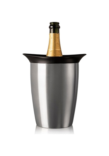 Vacu Vin 3647360 Aktif Şampanya Soğutucu Elegant Paslanmaz Çelik