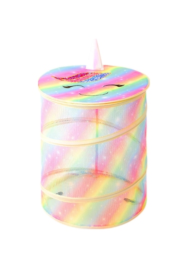 Suntek Çocuk Oyuncak Depolama Sepeti Çocuklar Odası Oturma Evi Gökkuşağı