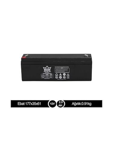 Ortec 12v 2.3ah Akü   Bakımsız Kuru Akü
