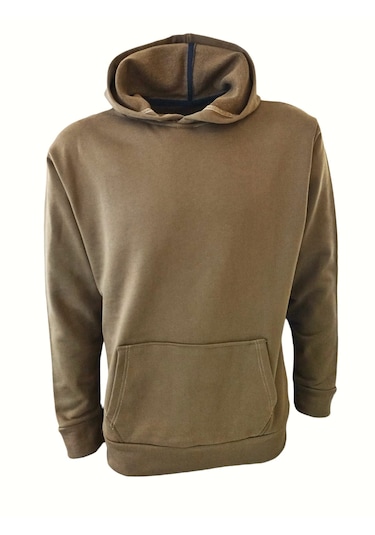 Coupon Kapüşonlu Sweatshirt - Kahve Rengi Kahverengi
