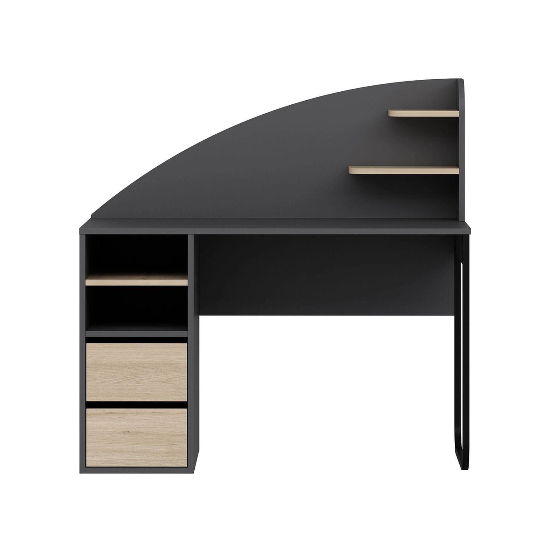 Mirel Çalışma Masası - Antrasit/derin Sepet Çok Renkli