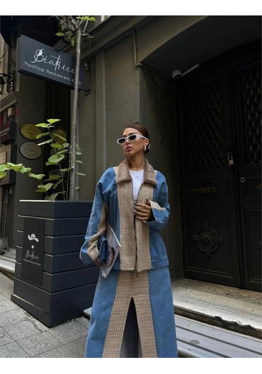 Chanel Garnili Kot Mont - Bej Bej