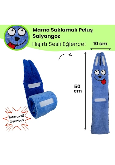 Havhav Mama Saklamalı Salyangoz Peluş Köpek Oyuncağı