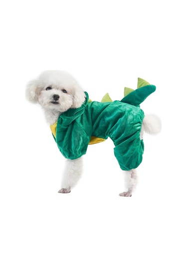 Dinozor Köpek Kostümü - Cadılar Bayramı Kıyafetleri İçin Sevimli