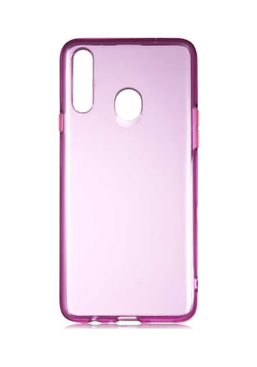 Samsung Uyumlu Galaxy A20S Kılıf Zore Bistro Kapak-Pembe